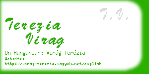 terezia virag business card