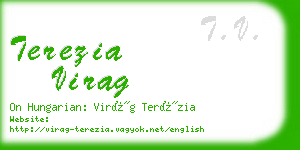 terezia virag business card